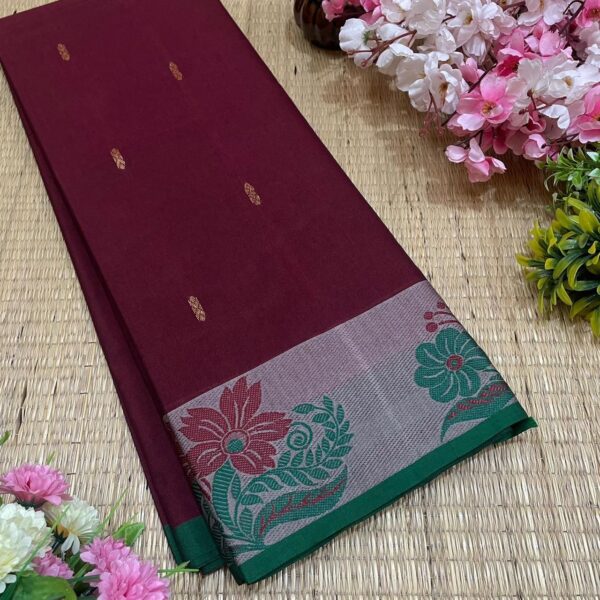 Mixed Cotton Putta Sarees