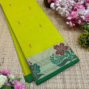 Mixed Cotton Putta Sarees