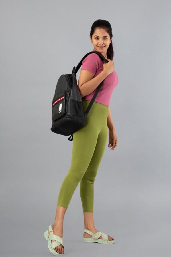 Green Ankle Fit Leggings