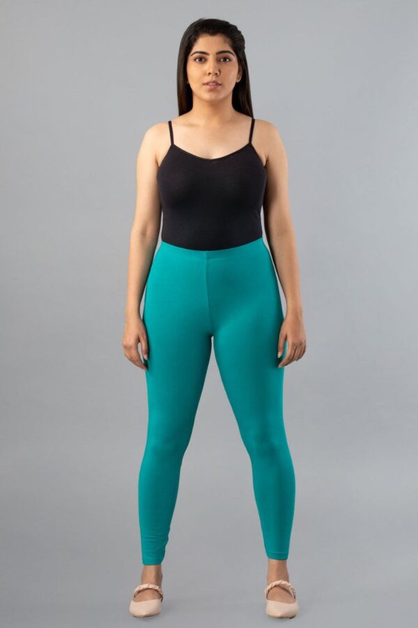 Jade Green Ankle Leggings