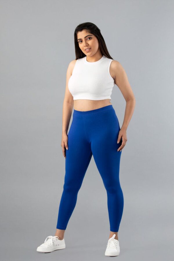 Blue Ankle Leggings - Image 2